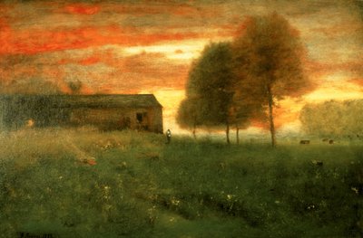 Solnedgang, Montclair, 1892 af George Inness