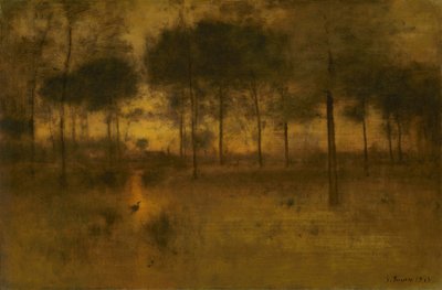 Hejrens hjem, 1893. af George Inness