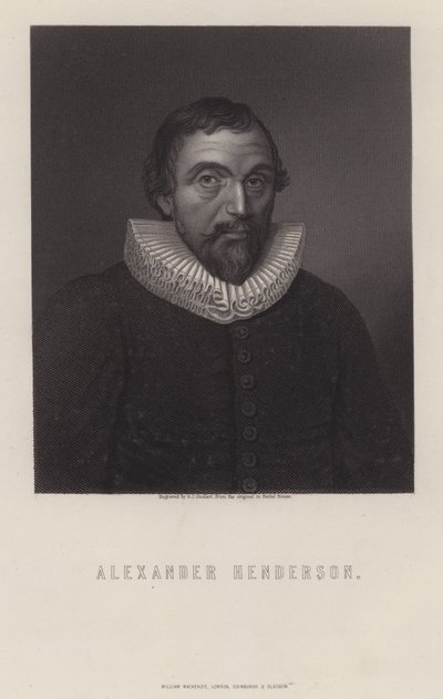 Alexander Henderson, skotsk teolog af George J. Stodart