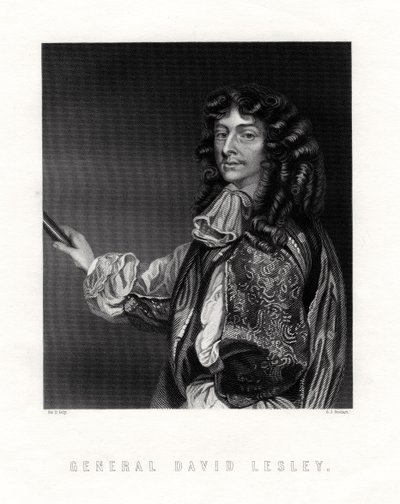David Leslie, Lord Newark, kavaleriofficer og general i den engelske borgerkrig, 1800-tallet af George J. Stodart