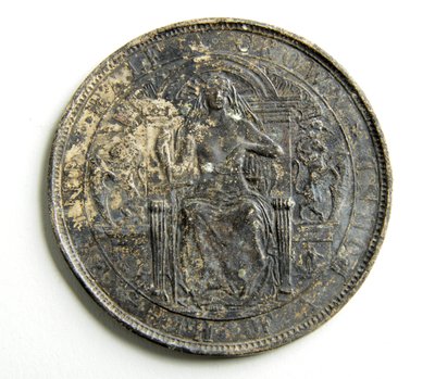 Prøvestøbt til en mønt (metal) af George James Frampton