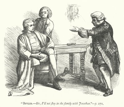 Illustration til Den godmodige mand (gravering) af George John Pinwell