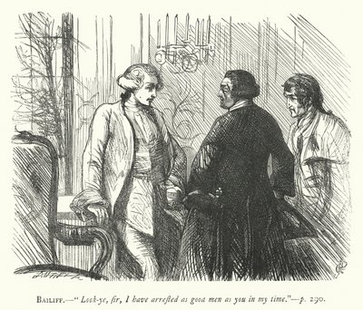 Illustration til Den godmodige mand (gravering) af George John Pinwell