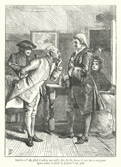 Illustration til Den godmodige mand (gravering) af George John Pinwell