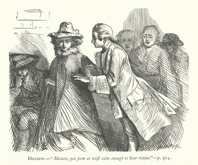 Illustration til Den godmodige mand (gravering) af George John Pinwell