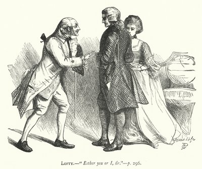 Illustration til Den godmodige mand (gravering) af George John Pinwell