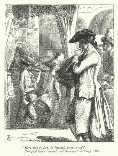 Illustration til den rejsende (gravering) af George John Pinwell