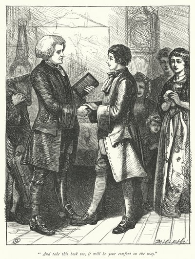 Illustration til The Vicar of Wakefield (gravering) af George John Pinwell