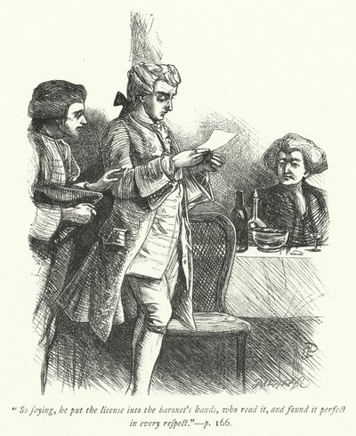 Illustration til The Vicar of Wakefield (gravering) af George John Pinwell