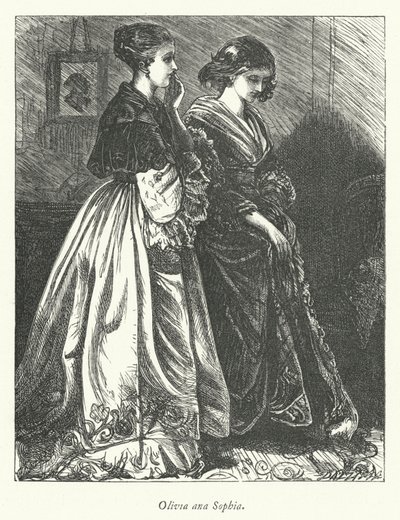 Illustration til The Vicar of Wakefield (gravering) af George John Pinwell