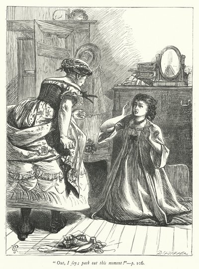 Illustration til The Vicar of Wakefield (gravering) af George John Pinwell