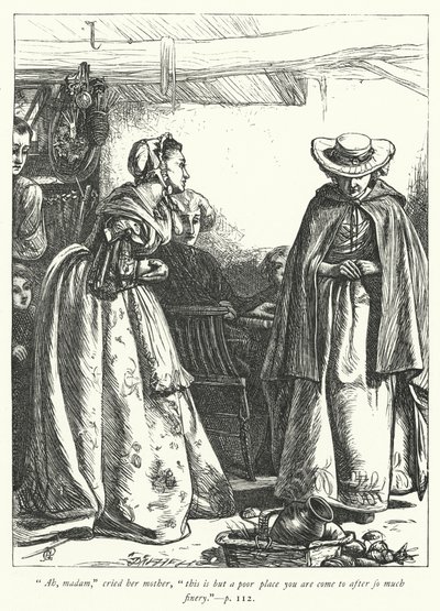 Illustration til The Vicar of Wakefield (gravering) af George John Pinwell