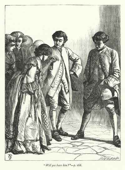 Illustration til The Vicar of Wakefield (gravering) af George John Pinwell