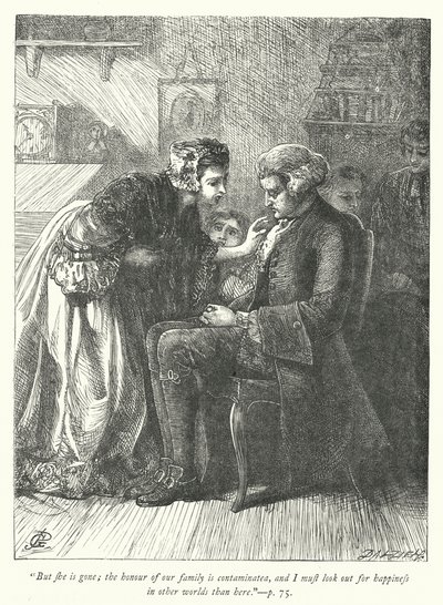 Illustration til The Vicar of Wakefield (gravering) af George John Pinwell