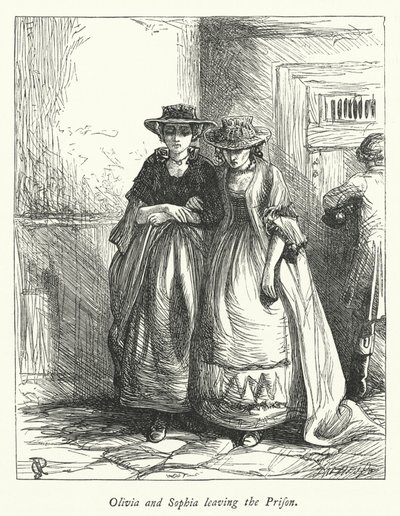 Illustration til The Vicar of Wakefield (gravering) af George John Pinwell