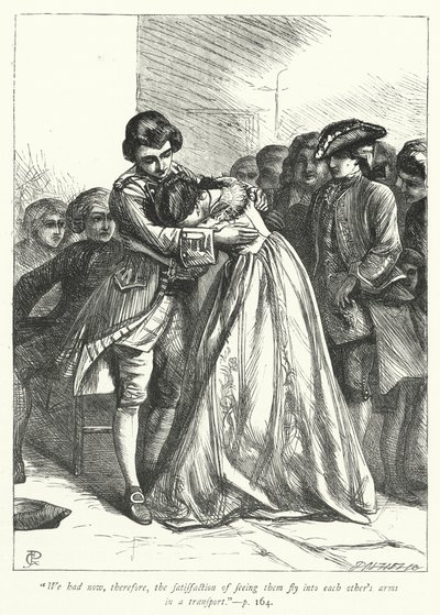 Illustration til The Vicar of Wakefield (gravering) af George John Pinwell