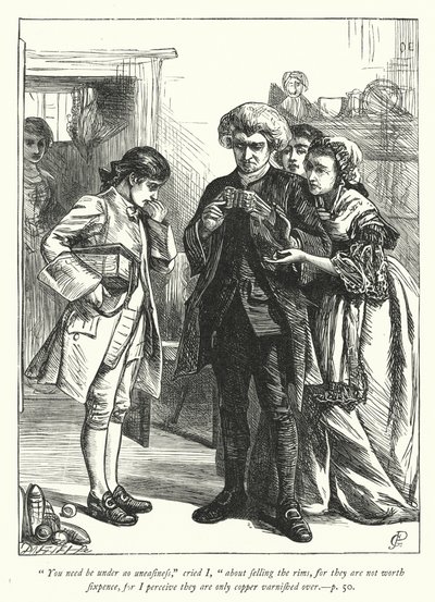 Illustration til The Vicar of Wakefield (gravering) af George John Pinwell