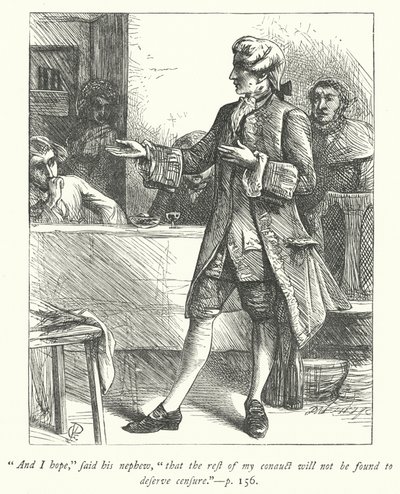 Illustration til The Vicar of Wakefield (gravering) af George John Pinwell