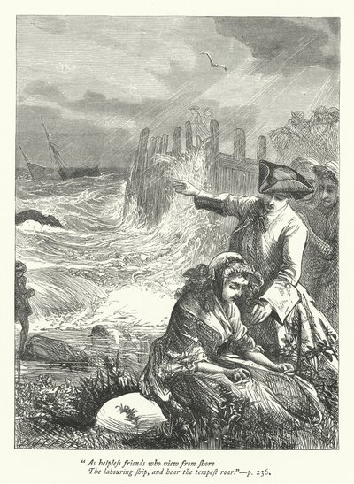 Illustration til Threnodia Augustalis (gravering) af George John Pinwell