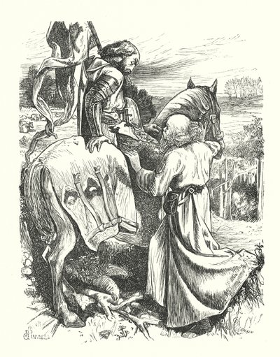Pilgrimens afgang (gravering) af George John Pinwell
