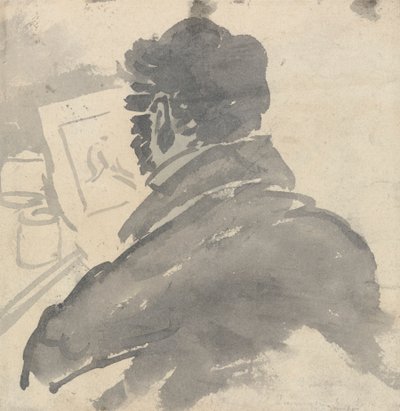 Studie af J.M.W. Turner skitserer af George Jones