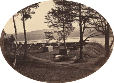 Batteri Knox, ca. 1870. af George K Warren