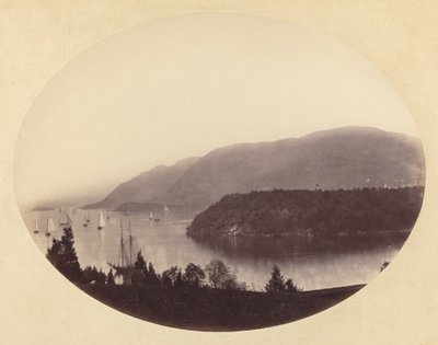 Fra Trophy Point, West Point, Hudson River af George Kendall Warren