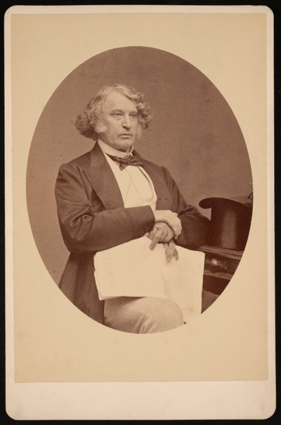Portræt af Charles Sumner 1811-1874, før 1874. af George K Warren