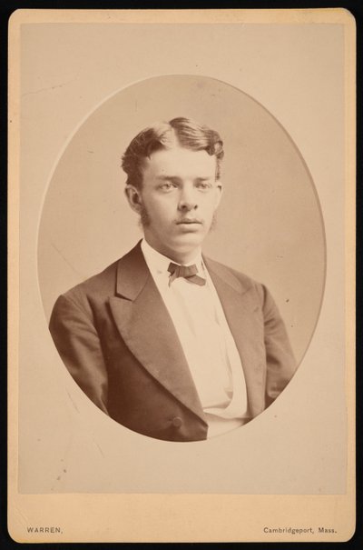 Portræt af George Brown Goode 1851-1896, mellem 1866 og 1870. af George K Warren