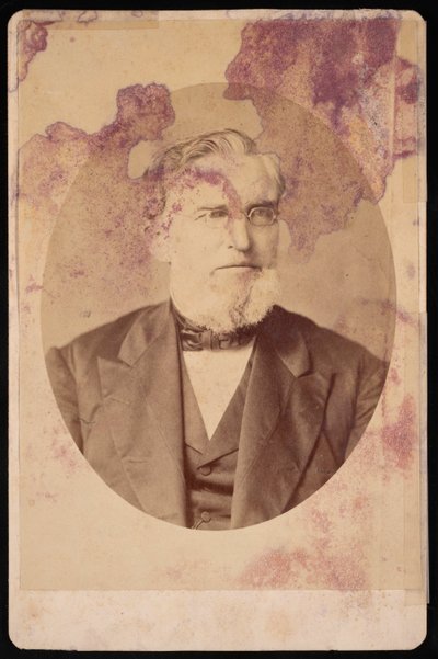 Portræt af Joseph Cummings 1817-1890, før 1884. af George K Warren