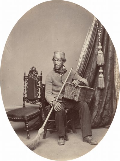 Portræt af en mand [recto], ca. 1862-1864. af George K Warren