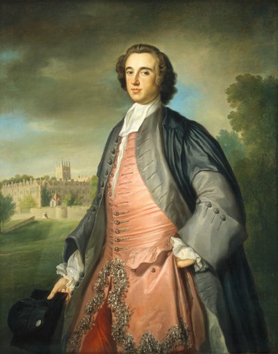 En kandidat fra Merton College, Oxford, ca. 17541755. af George Knapton