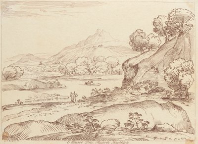 Uden titel: Pastoral scene af George Knapton