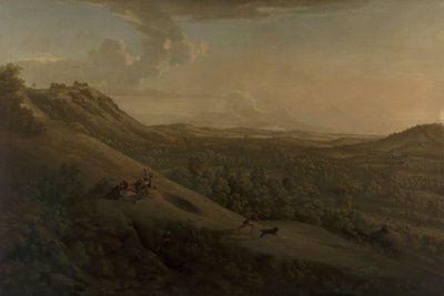 Box Hill, Surrey, med Dorking i det fjerne af George Lambert