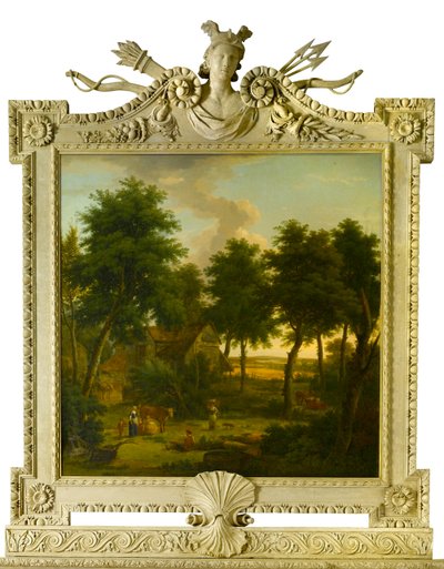 Landskab med figurer, 1757 af George Lambert