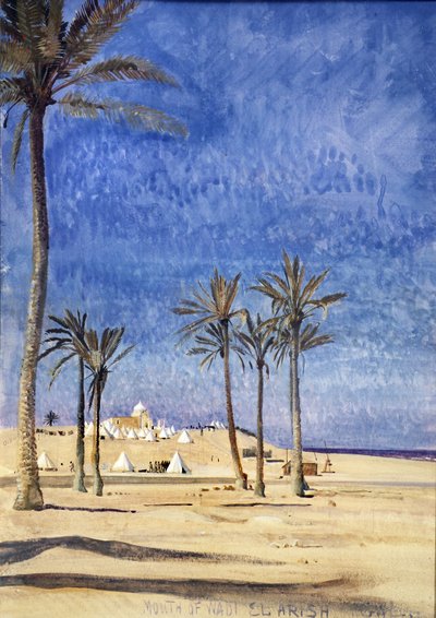 Mundingen af Wady el Arish af George Lambert