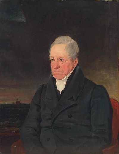 Portræt af William Curling, Esq., 1828 af George Lance