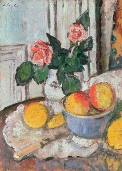 Roser og Frugt af George Leslie Hunter
