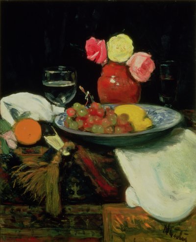 Stilleben - Roser af George Leslie Hunter