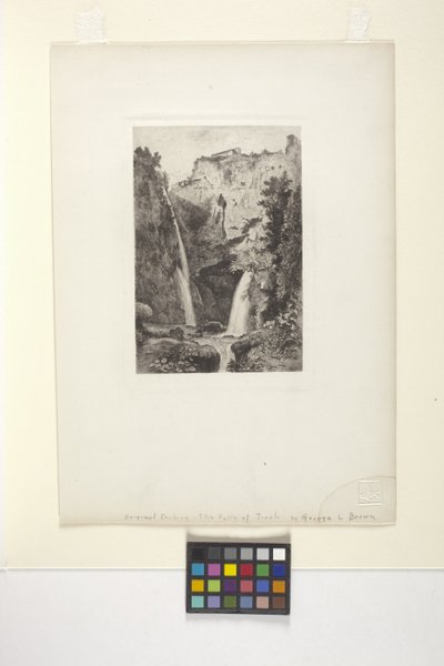 The Falls Of Tivoli (blæk) af George Loring Brown