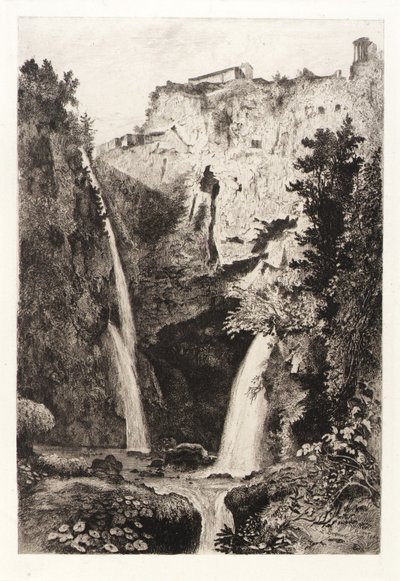 Tivolis vandfald af George Loring Brown