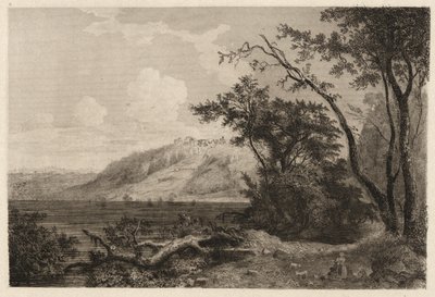 Udsigt over Nemi-søen af George Loring Brown