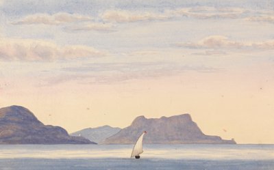 Cabrita Point - Gibraltarklippen af George Lothian Hall