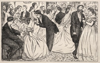 Et lille hop i Harley Street, 1863. af George Louis Palmella Busson Du Maurier