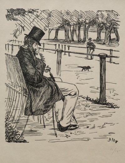 Den sidste af baronerne, 1855. af George Louis Palmella Busson Du Maurier