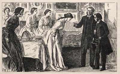 Ønskede en kurat. Snarere en prøvelse for pastor M. Green, 1865. af George Louis Palmella Busson Du Maurier