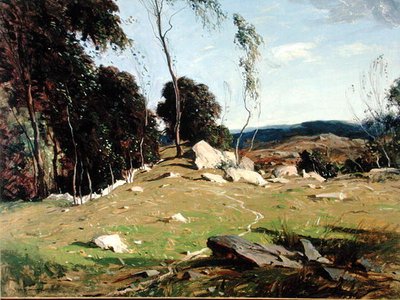 Lys og skygger (olie på lærred) af George M. Bruestle