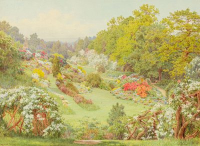 Forårsblomster (akvarel) af George Marks