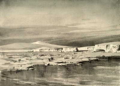 Bay of Whales, eller Balloon Bight, c1908, 1909. af George Marston