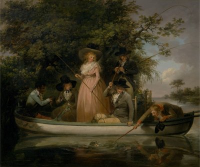 A Party lystfiskeri af George Morland